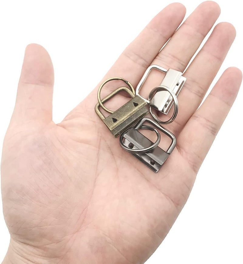 MYYZMY 51 Sets of Key Fob Hardware Jaws Pliers with Rubber Tips - Perfect for Installation, Random Color - Image 5