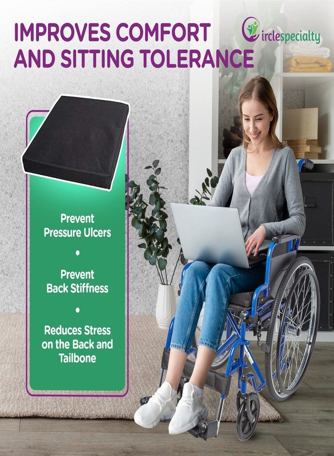 CIRCLE SPECIALTY, Ziggo Universal Seat Cushion, for Folding Pediatric Wheelchairs for Kids, Teens and Young Adults - Image 3