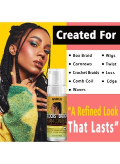 Goiple Edge Control Wax for Women Strong Hold Non-greasy Smoother Gel, Styling for Black Hair No Flaking, White Residue, Braiding Braid Mouss Shine and Smooth  - Image 4