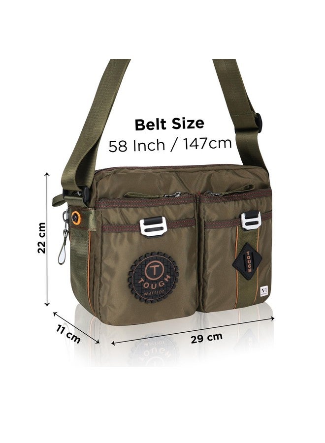 NFI essentials Cross Body Sling Bag For Men & Women for Office Travelling Stylish Multipurpose Messenger Chest Bag for College & Classes, One Side Shoulder (MSB-8) - Image 4