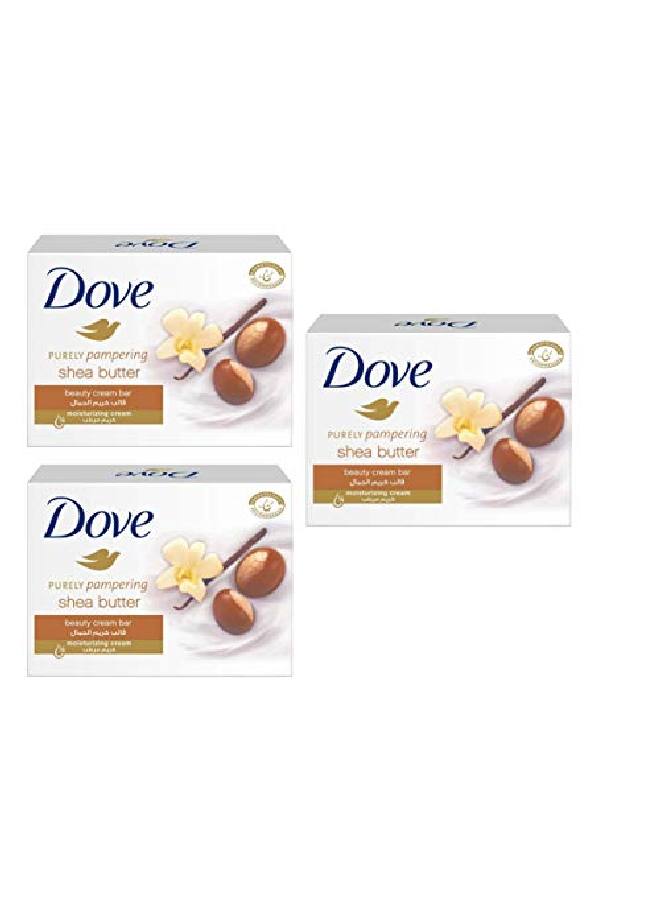 Dove صابون زبدة الشيا 135 جرام (عبوة من 3 قطع) مستورد - Image 1