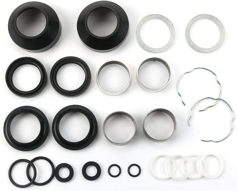Jetuplusllc Fork Rebuild Kit Seals Bearings Bushings for Harley Softail Dyna Wide Glide 41mm 0403-0022 - Image 1