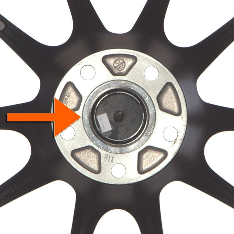 Circuit Performance 73.1mm OD to 66.6mm ID Silver Aluminum Hub Centric Rings - Image 5