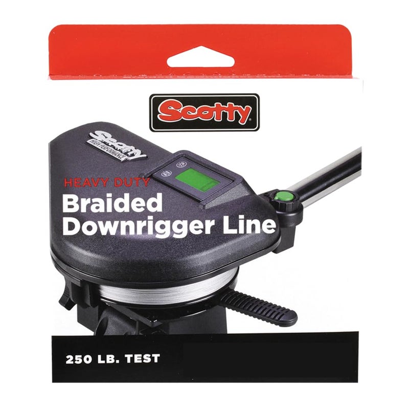 Scotty #2202K Premium Braided Fiber Downrigger Line with Kit (400 Feet) - Image 1