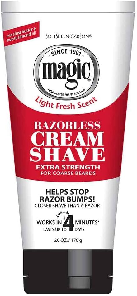 Magic Razorless Cream Shave Extra Strength 6 Oz Pack of 3 - Image 1