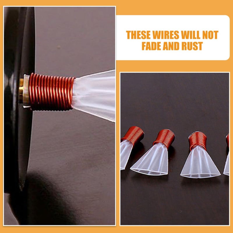 Milisten Copper Reed Wire 0.3mm DIY Handmade Wear-Resistant Reed Making Wire for Professional Crafts in Copper Color - Image 4