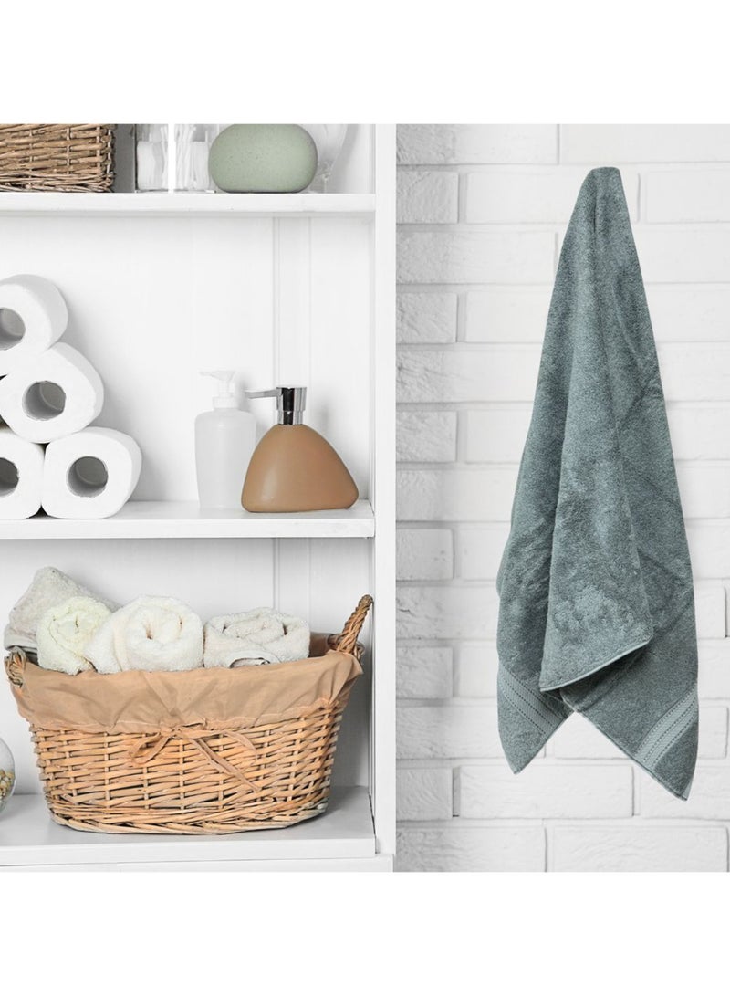 كاسينو Kassino Premium Bath Towels Set - (4 Pack, 70x140 cm), 580 GSM Bath Towel,100% Combed Cotton, Soft & Quick-Dry Towels for Bathroom, Highly Absorbent, Double Stitched Hotel Quality Towels | Monument - Image 4