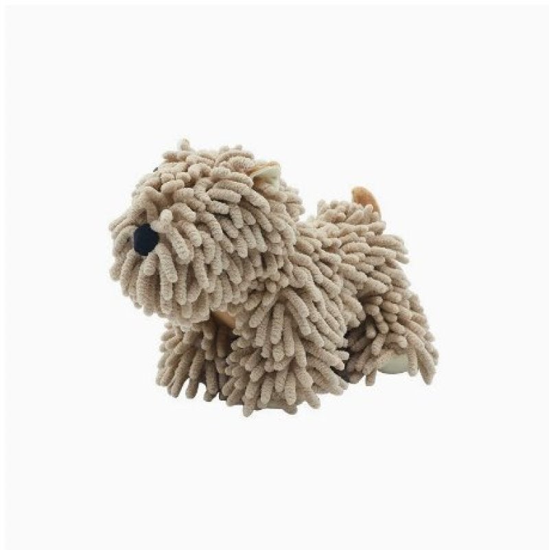 Cartoon Puppy Hand Towel: 26*13CM Brown Soft Chenille - Absorbent Multi-functional Cute Animal Hand Towel for Kitchen Bathroom Kids Room Decor Pet Owners Home - Image 1