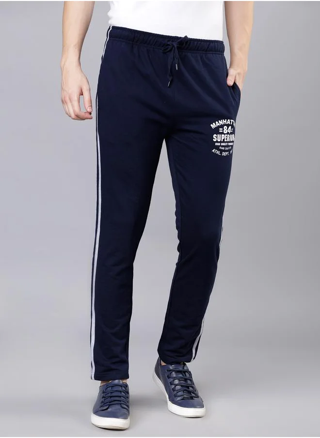 HIGHLANDER Side Taping Detail Slim Fit Track Pants by Styli
