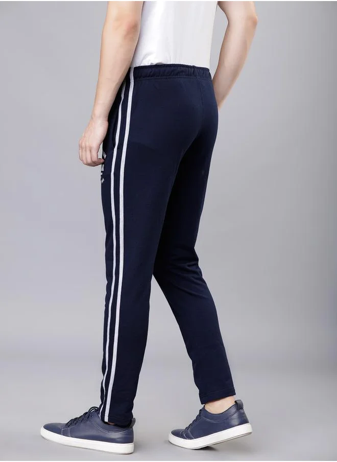 HIGHLANDER Side Taping Detail Slim Fit Track Pants by Styli