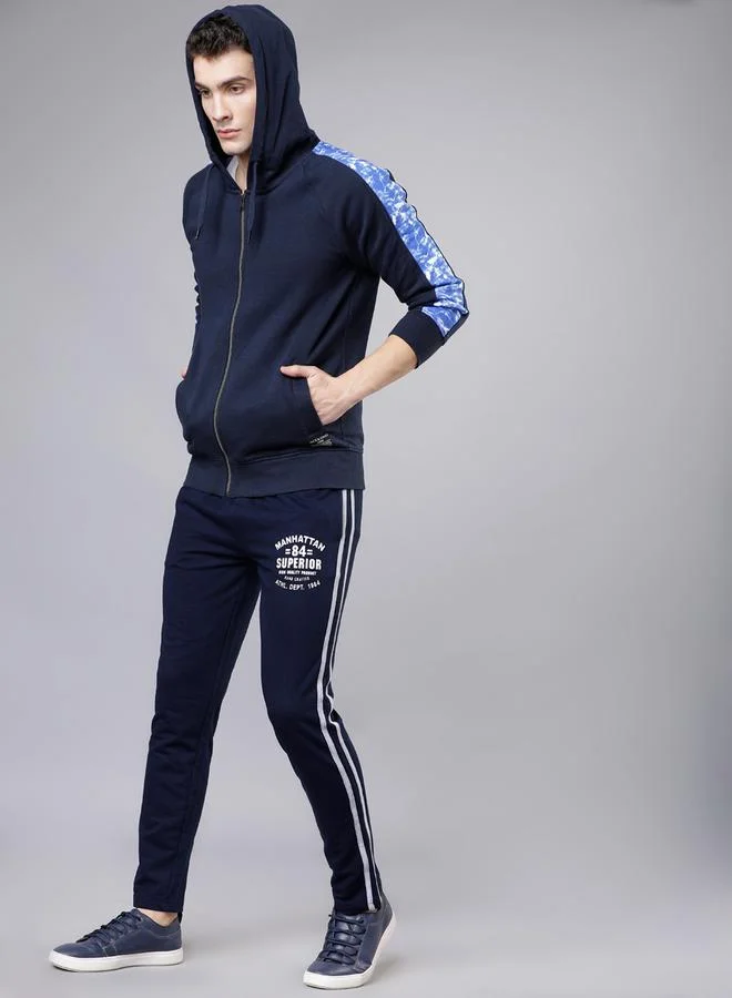 HIGHLANDER Side Taping Detail Slim Fit Track Pants by Styli