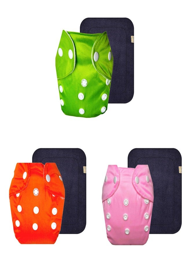 حفاضات قماشية دمبلدو لايت مع حشوة رمادية (عبوة من 3 قطع) | ملائمة تمامًا | قابلة لإعادة الاستخدام والغسل | سهلة التنظيف | ضرورية للاستخدام اليومي | من 3 أشهر إلى سنتين | للجنسين - Image 1