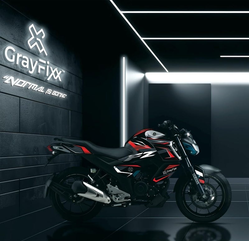 Grayfixx Monoblast Edition Full Body Sticker for FZs v3/v4 | Made in Premium Gloss Vinyl with FPF (Fade Protection Film), Waterproof, Precut Sticker, Pack of 1 with 2 Years Guarantee - Image 2
