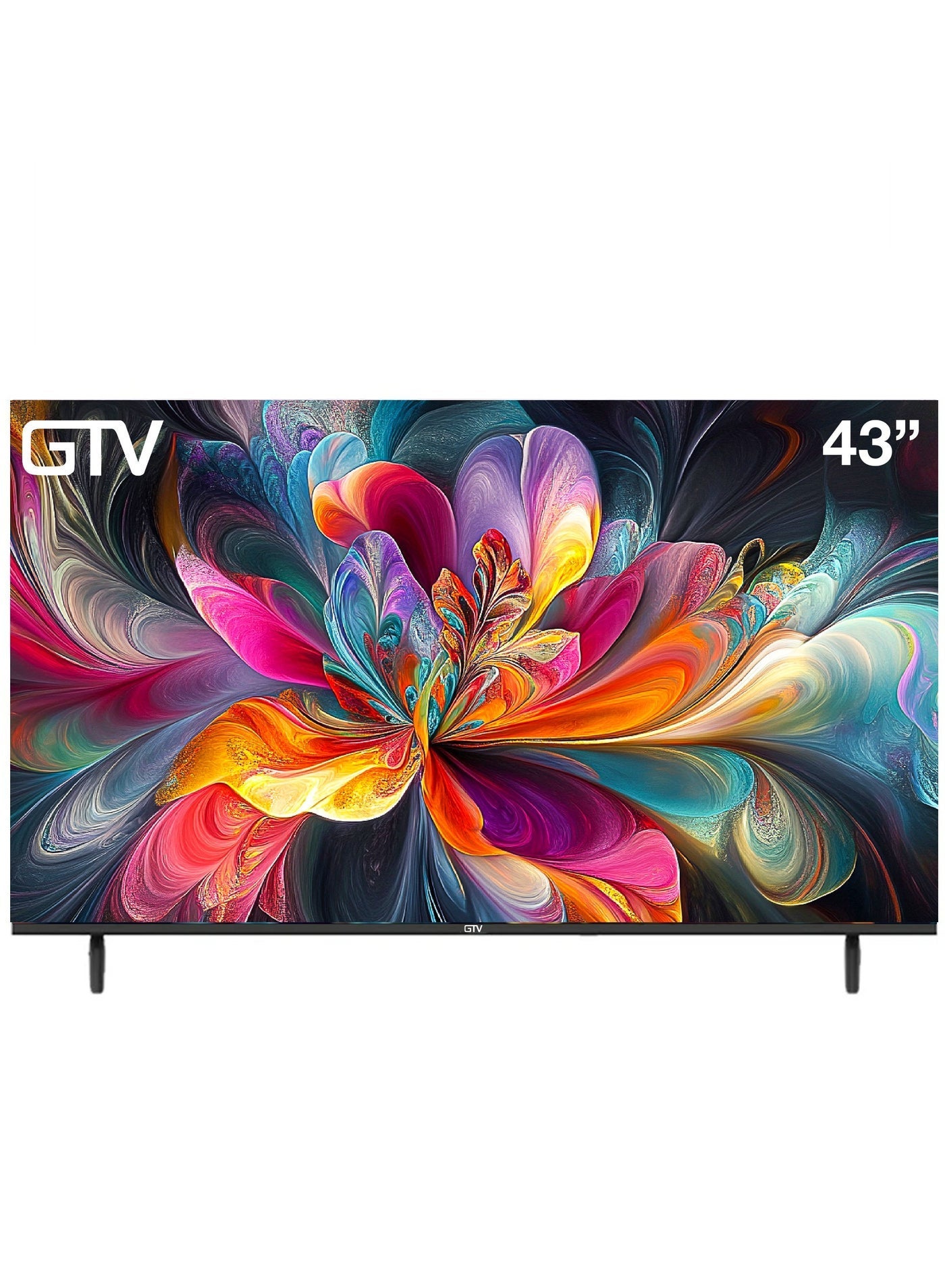 GTV 43 Inch Frameless FHD Standard LED TV, Black - GTVLD43NA