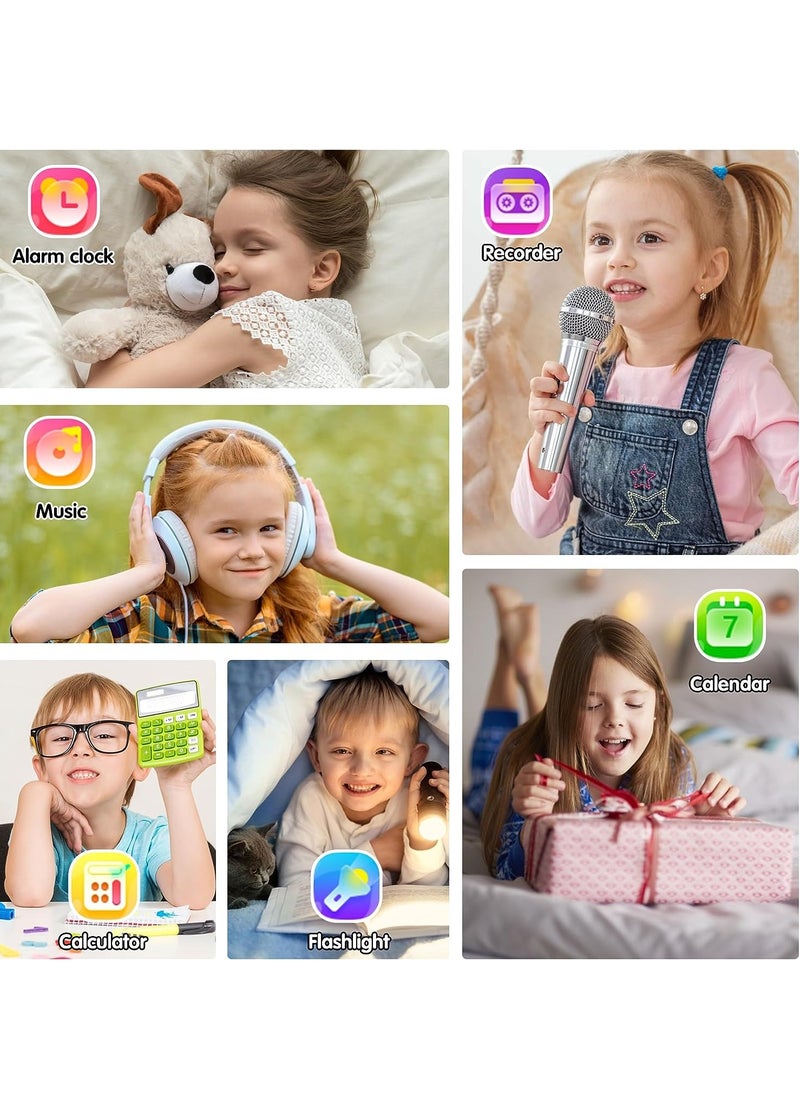 Generic - Kids Smart Watch, Smart Game Watch with 24 Games, HD Touch Screen, Video, Camera, Music Player, Pedometer, Flashlight, Alarm Clock,  Kids Watches for 5-12 Year Olds Boy/Girl (Black) - Image 1