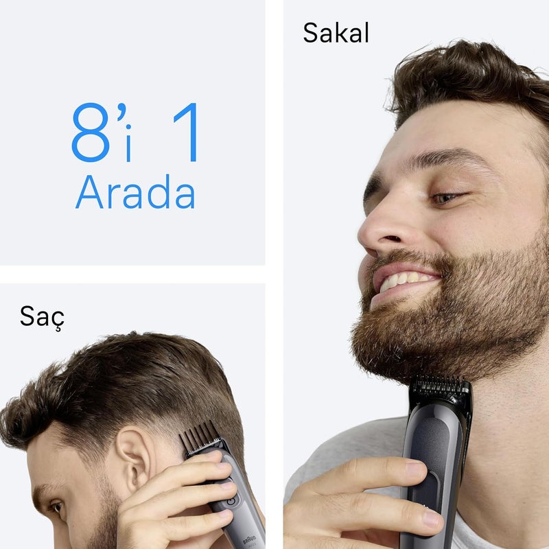 براون سيريس 3 أول إن ون، مجموعة العناية الشخصية 8 في 1، شفرة فائقة الحدة - AIO3540 - Image 3