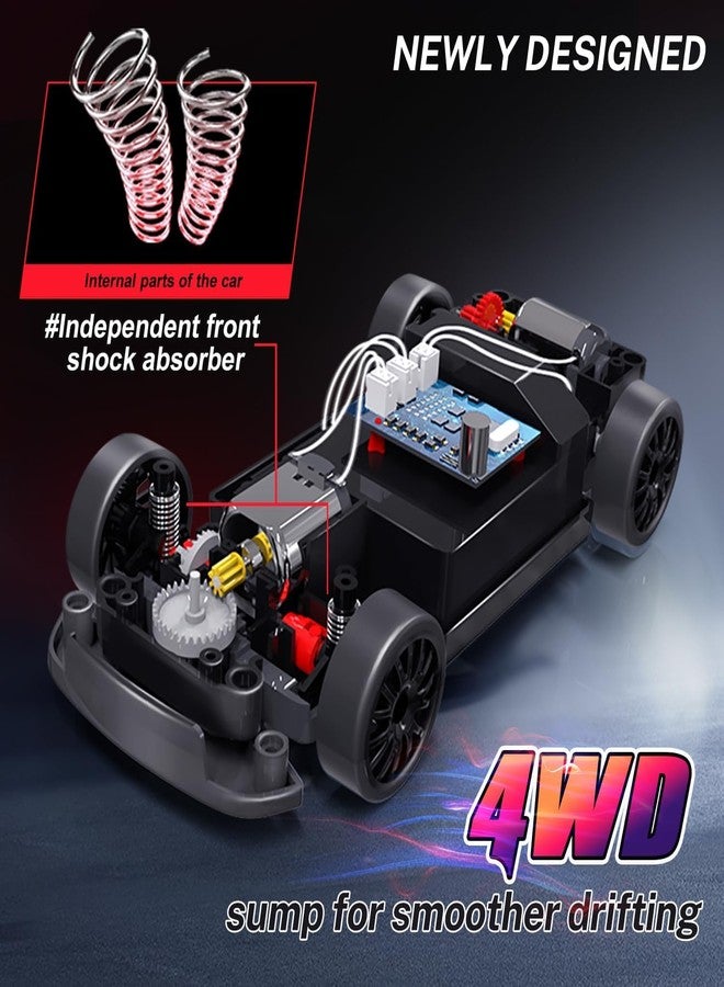 Jack Royal GTR Tokyo Drift Remote Control 1:20 Scale Drift Car | 20Kmph, 2.4Ghz | Rc Drifting Car 4 Wheel Drive Boost Mode Long Range Remote Hard Plastic Top with LED Head Light - Image 3