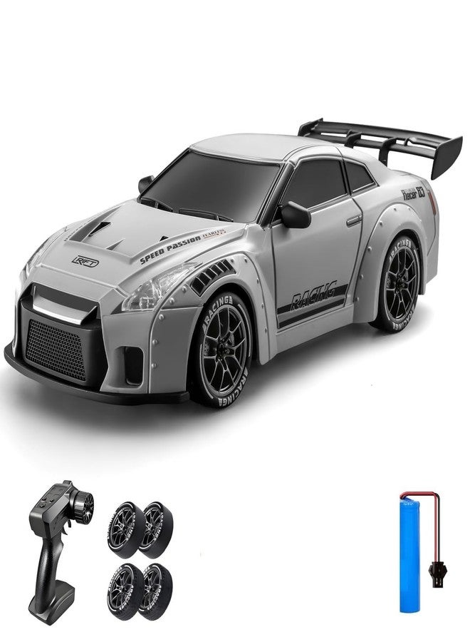 Jack Royal GTR Tokyo Drift Remote Control 1:20 Scale Drift Car | 20Kmph, 2.4Ghz | Rc Drifting Car 4 Wheel Drive Boost Mode Long Range Remote Hard Plastic Top with LED Head Light - Image 1