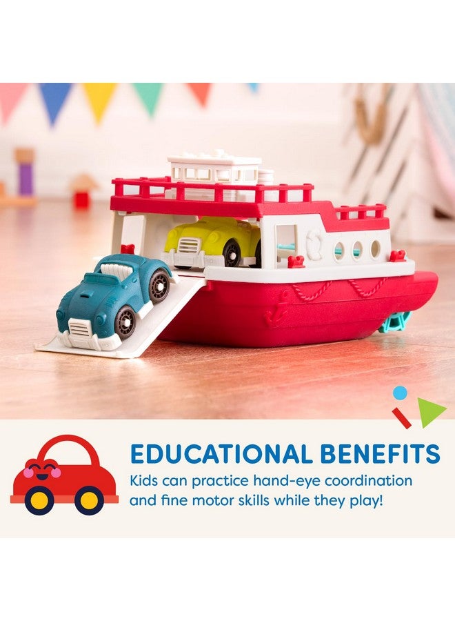 Battat- Wonder Wheels- Pool And Bath Toys For Babies, Toddlers - Floating Toy Boat For Water Play - Recyclable Materials- Ferry Boat - 1 year + - Image 5