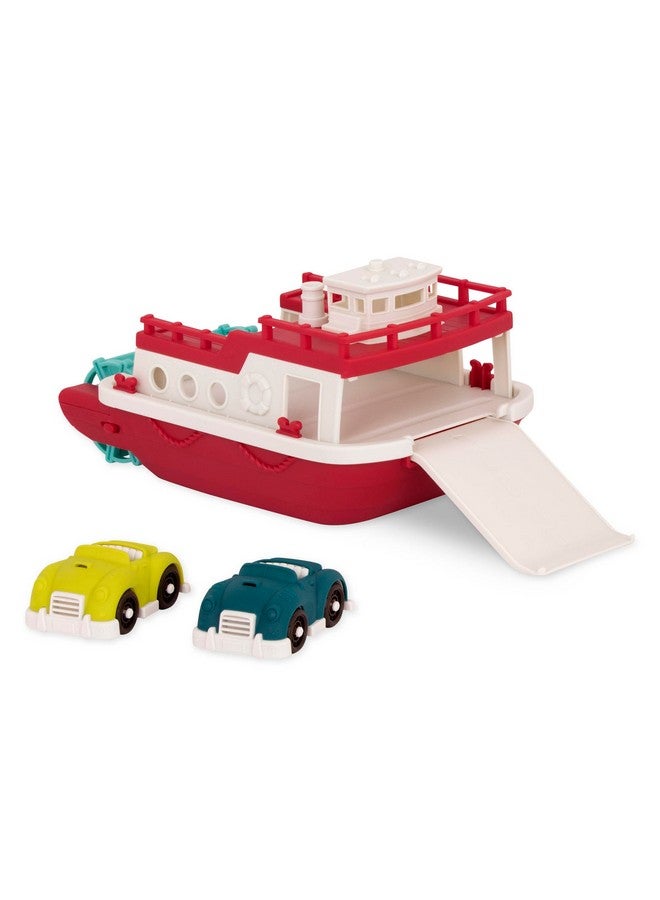 Battat- Wonder Wheels- Pool And Bath Toys For Babies, Toddlers - Floating Toy Boat For Water Play - Recyclable Materials- Ferry Boat - 1 year + - Image 1