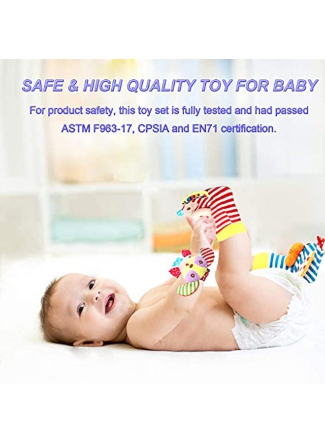 مجموعة جوارب ناعمة محشوة بالقطن للأطفال الرضع، هدية عيد ميلاد للأطفال حديثي الولادة من الأولاد والبنات والأطفال الصغار (قطعتان) - Image 2