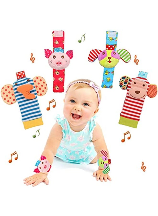 مجموعة جوارب ناعمة محشوة بالقطن للأطفال الرضع، هدية عيد ميلاد للأطفال حديثي الولادة من الأولاد والبنات والأطفال الصغار (قطعتان) - Image 3