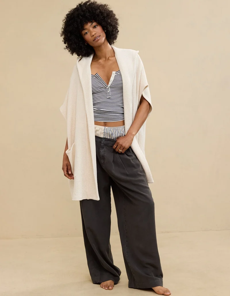 Aerie Hooded Fleece Cape