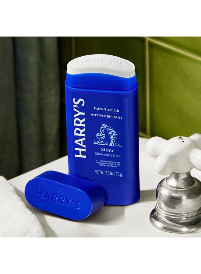 Harry's Extra-Strength Antiperspirant Deodorant, Sweat & Odor Control Antiperspirant for Men, Stone, 2.5 oz Pack of 3 - Image 4