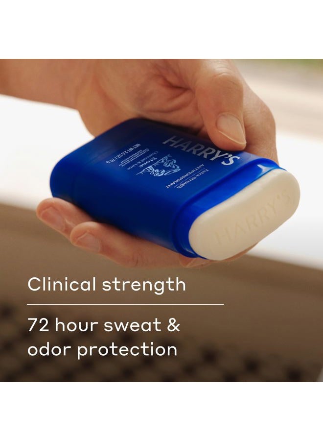 Harry's Extra-Strength Antiperspirant Deodorant, Sweat & Odor Control Antiperspirant for Men, Stone, 2.5 oz Pack of 3 - Image 5