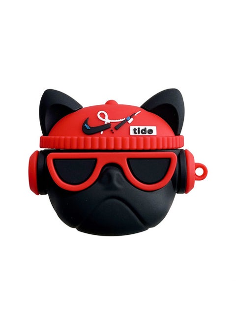 For XiaomiRedmi Buds5 Pro Earphone Protective Cover Red Mi Buds4 Cartoon Silicone Wireless Bluetooth Shell-Color:Silicone Soft Shell-Red Hat Dog-Model:Red Rice Buds 4 Active Version (protective Cover)