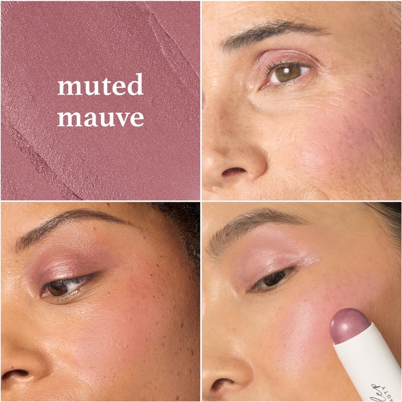 Julep Skip The Brush Cream to Powder Blush Stick - Muted Mauve - Blendable and Buildable Color - 2-in-1 Blush and Lip Makeup Stick - Image 2