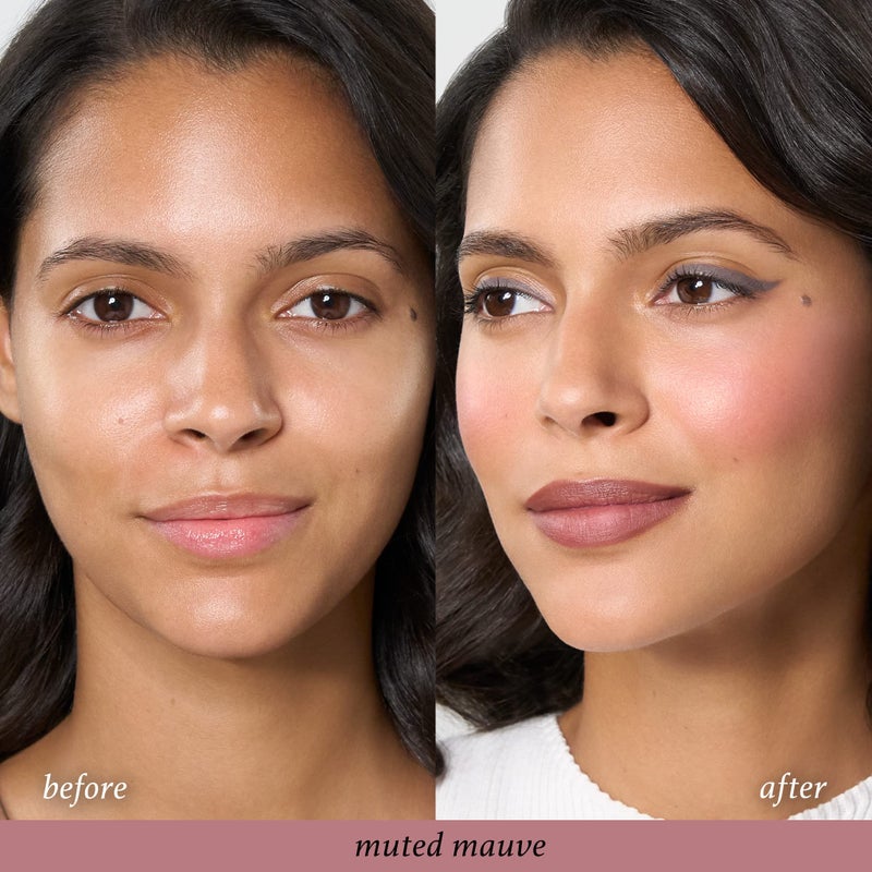 Julep Skip The Brush Cream to Powder Blush Stick - Muted Mauve - Blendable and Buildable Color - 2-in-1 Blush and Lip Makeup Stick - Image 5