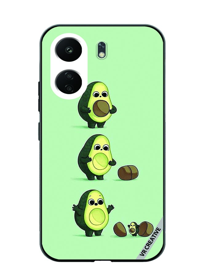 VR CREATIVE Protective Case Cover For Xiaomi Redmi 13C Avacoda Design Multicolour - Image 1