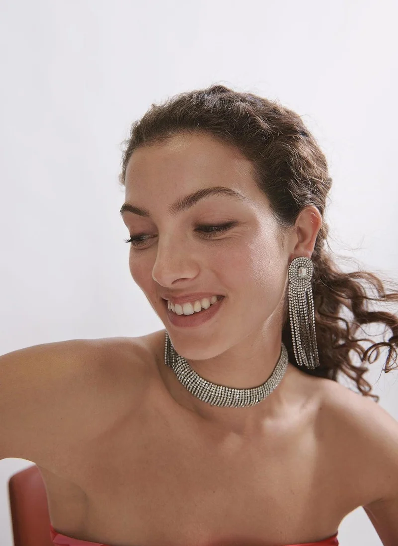 Lola Casademunt Choker with crystals