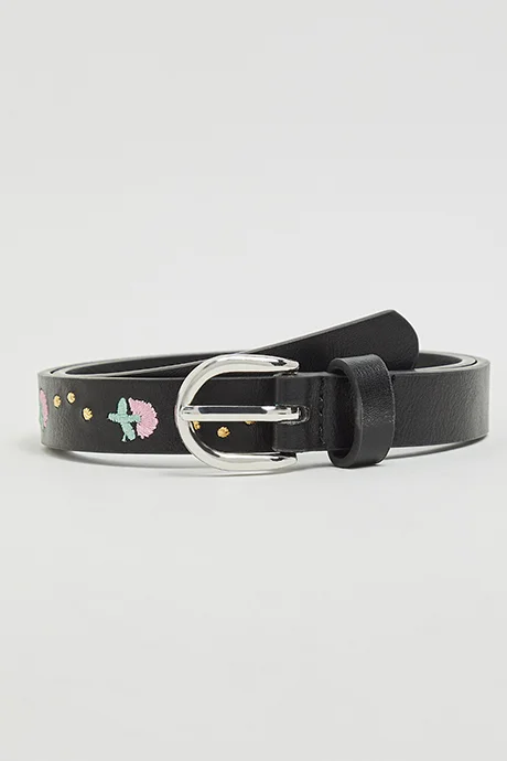 R&b 2 Pack Embroidered Buckle Belts
