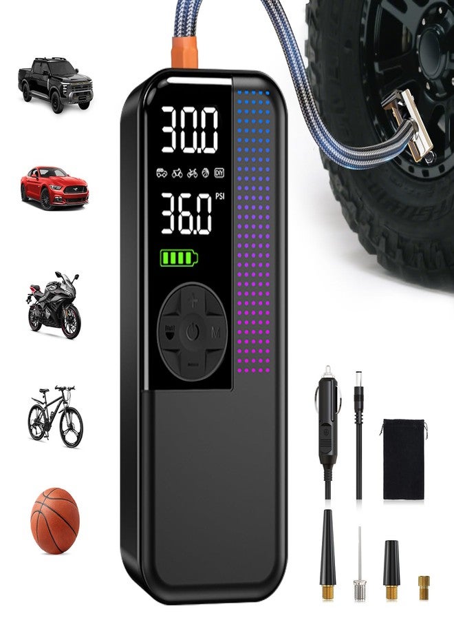 WEOLULI Tire Inflator Portable Air Compressor, - Image 1