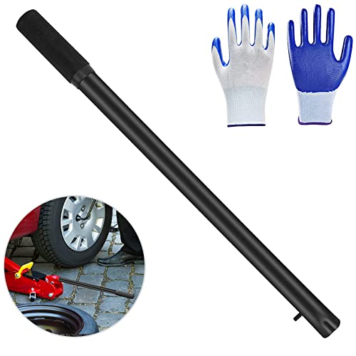 ANCKNE Horizontal Hydraulic Jack Handle 2 Ton, Jack Handle Replacement, with Rubber Gloves Automotive Car Jack Accessories Black - Image 1