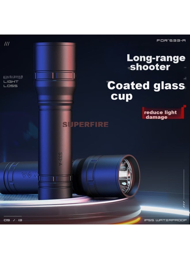 SupFire Flashlight, High Brightness, Long Battery Life, Outdoor Survival, Rechargeable, Compact, Portable, For Home And Children, Long-Range Beam - Image 4