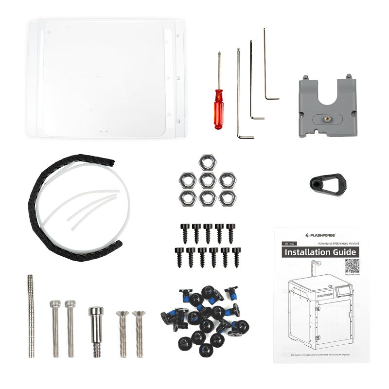 FLASHFORGE Adventurer 5M 3D Printer Enclosure kit, DIY Design, Reduce Noise, Increase Safety and Odor Isolation, Supports Printing High Temperature Filaments, Like ASA and PC - Image 1