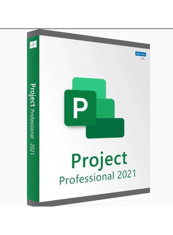 Office Microsoft Project Professional 2021 Lifetime - Windows 10/11