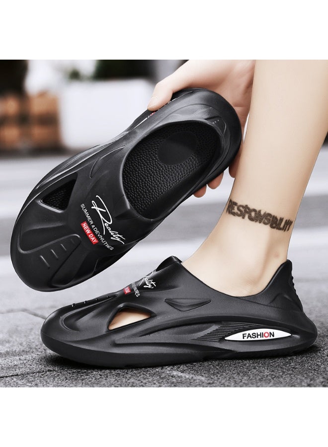 FASHION Summer Men's Women's Couple Slippers Trendy Outer Wear Casual Non-Slip Platform Shoes Thick Bottom Increased Height Shoes  - Image 2