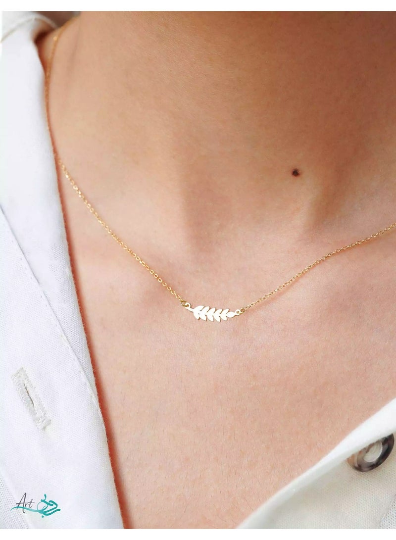 Ruby Art Gold 18K Pure Gold Women’s Necklace – Elegant & Premium Design-1.34 Gram - Image 2