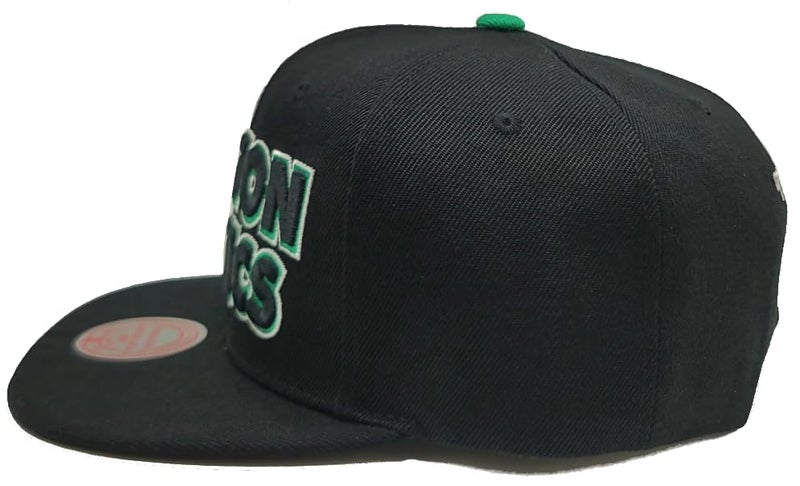 Mitchell Ness Mitchell & Ness Boston Celtics New Vintage 2013 Draft Black Green Snapback Era Hat Cap - Image 5