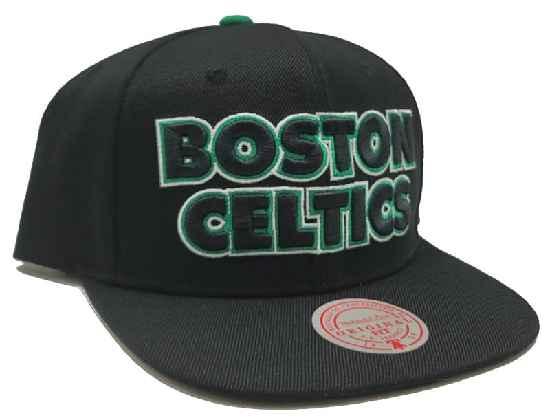 Mitchell Ness Mitchell & Ness Boston Celtics New Vintage 2013 Draft Black Green Snapback Era Hat Cap - Image 4