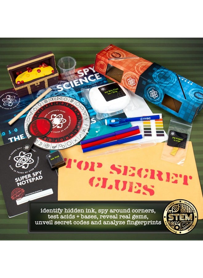 The Young Scientists Club Top Secret Spy Science Kit, Detective Kit For Kids, Crime-Solver Set For Spy Parties, Great Science Toy Gift For Boys And Girls, Be Your Own Secret Agent, Ages 8, 9, 10  - Image 2