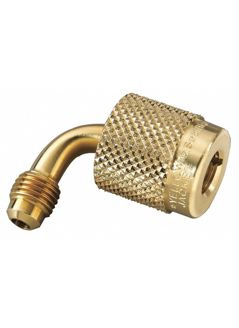 Yellow Jacket Yellow Jacket Quick Coupler Low Loss 14 in MxF 90 Deg 