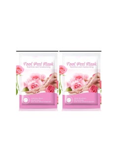 Foot Peel Mask, 2 pack Soft Feet Peeling Socks, Foot Exfoliating Socks, Foot Masks Care for Callus Remove, Repair Cracked Heel, Dead, Dry, Hard Skin Exfoliating Foot Mask, for Hard Skin, Baby