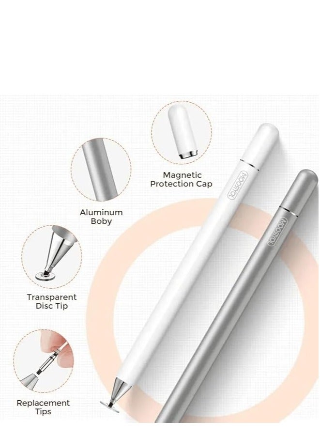 JOYROOM JR-BP560s Draw Passive Capacitor Pen - Silver - Image 2