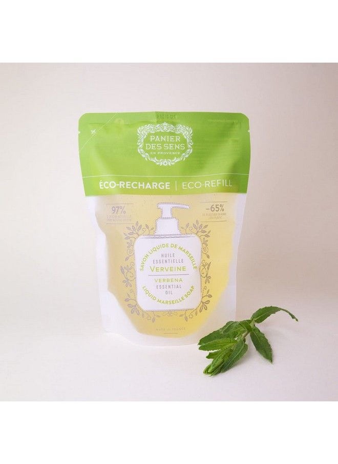 PANIER DES SENS Verbena Liquid Hand Soap Refills Liquid Marseille Soap Made In France 97% Natural 2X 169Floz/500Ml  - Image 3