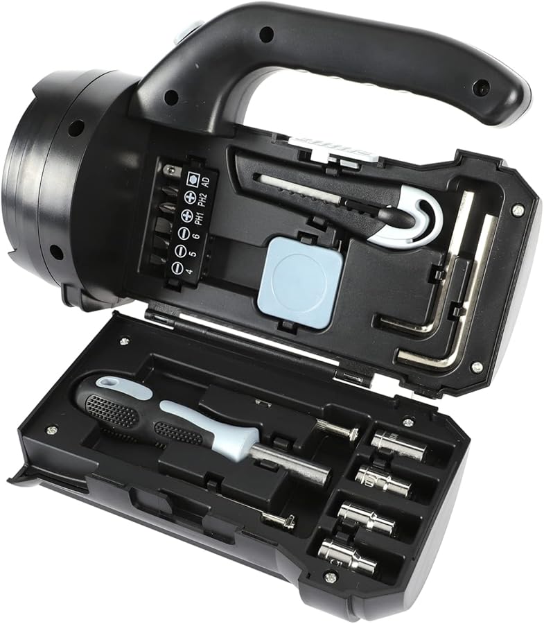 Multi Purpose Outdoor Flashlight Tool Kit with Ergonomic Design for Camping Emergencies Home Use - Image 1